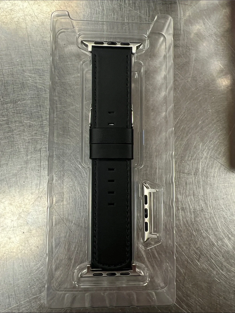 Classic Leather Brown & Black Moby Fox Smartwatch Bands
